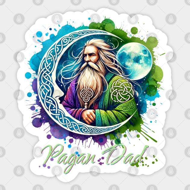 Pagan Dad Sticker by HolidayBug